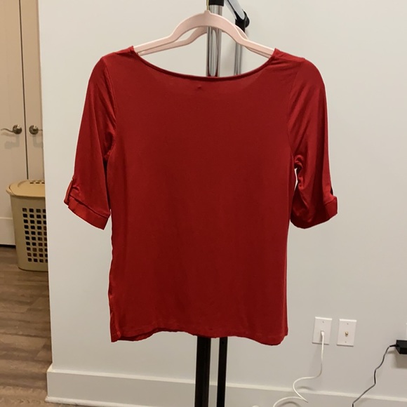 Rust colored blouse. - Picture 4 of 4